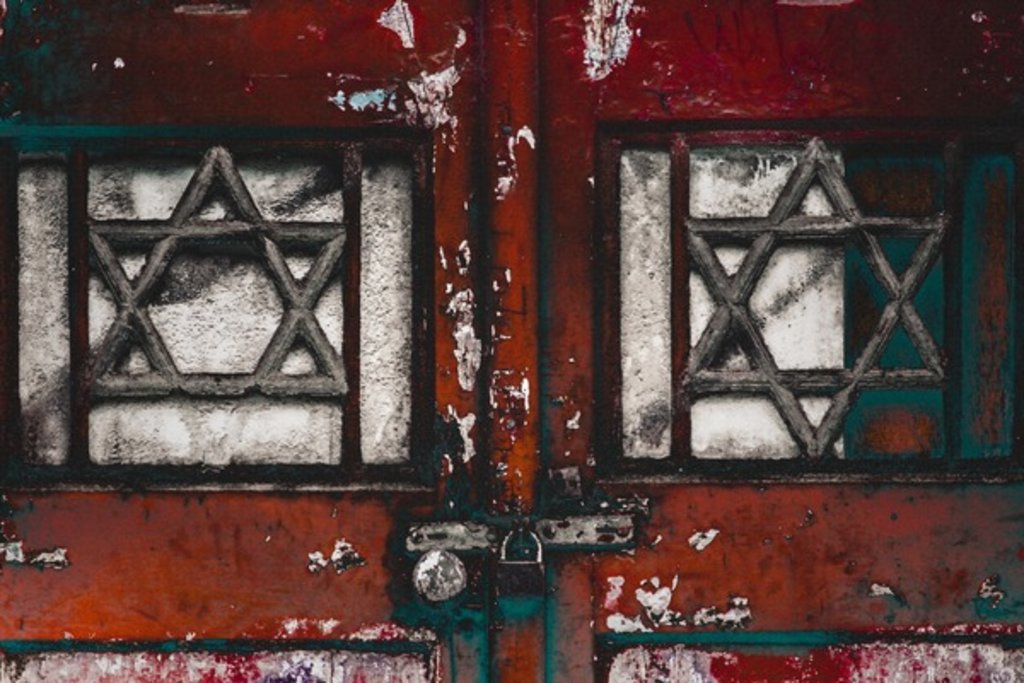 Detail of Locked Doors, 2016 by Joy Lions