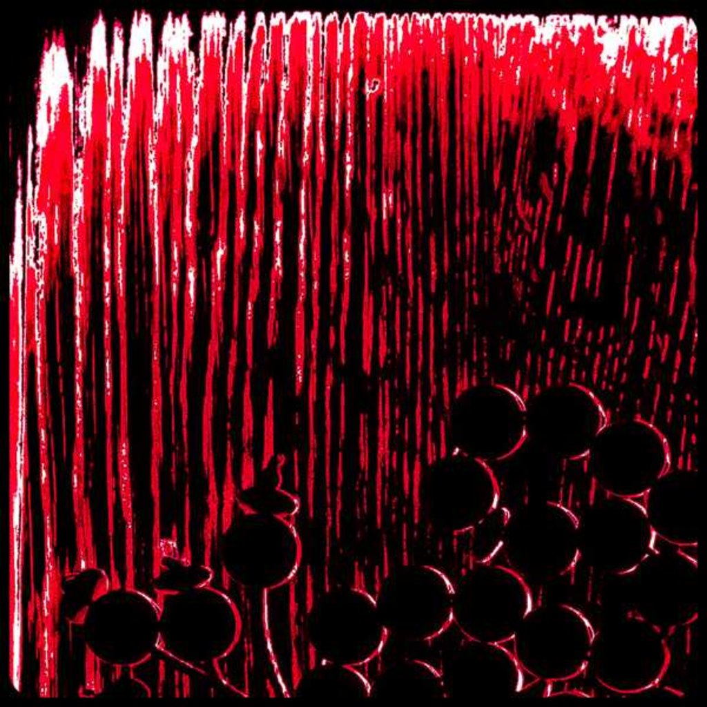 Detail of Red Prayer Beads by Joy Lions