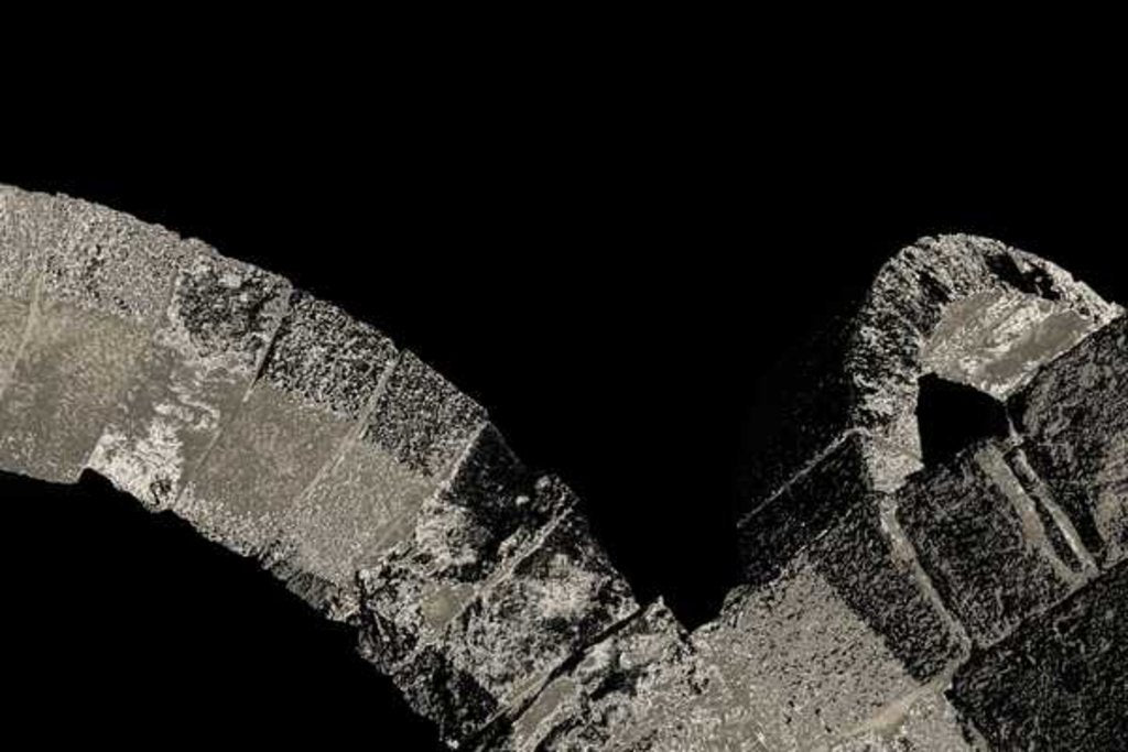 Detail of Arches at Cesaerea, 2016 by Joy Lions