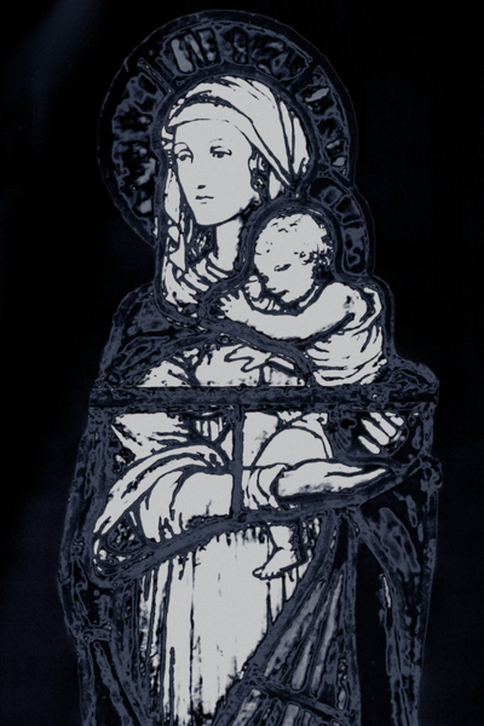 Detail of Mary Pauses, 2017 by Joy Lions