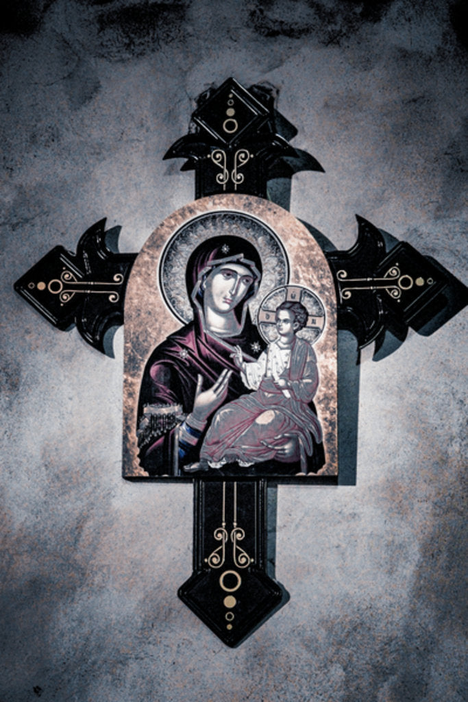 Detail of Mary and the Knowing Child by Joy Lions