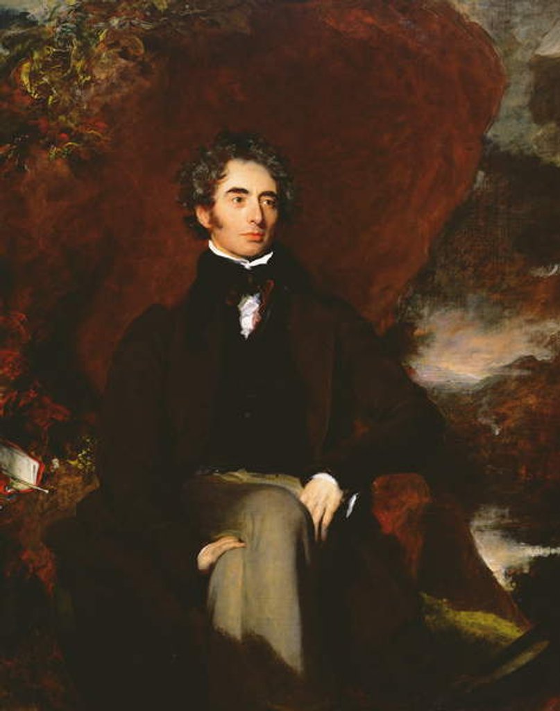 Detail of Portrait of Robert Southey English poet and man of letters by Thomas Lawrence