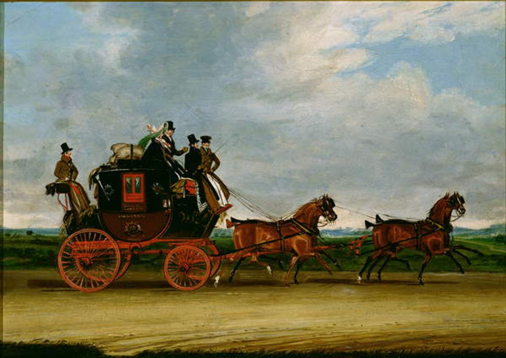 Detail of The Dover to London Mail by James Pollard