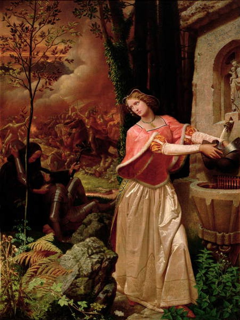 Detail of The Death of Marmion by William Cave Thomas