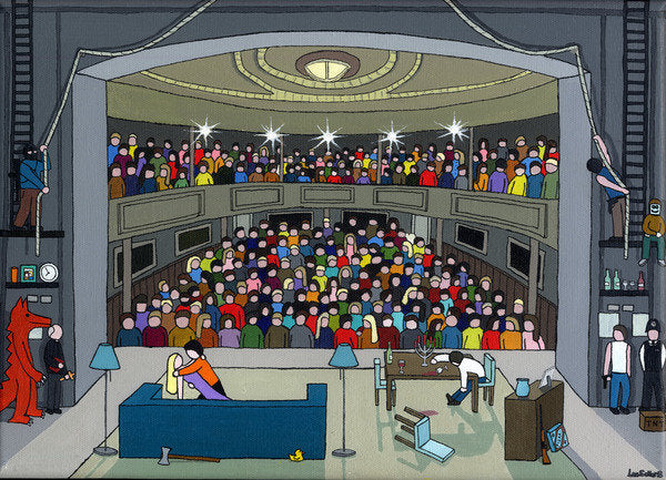 Detail of Act 2 Scene 2. Then the doorbell rang, 2015 by Lee Sellers