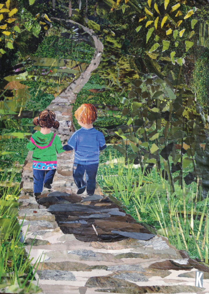 Detail of Childhood Adventure, 2015 by Kirstie Adamson