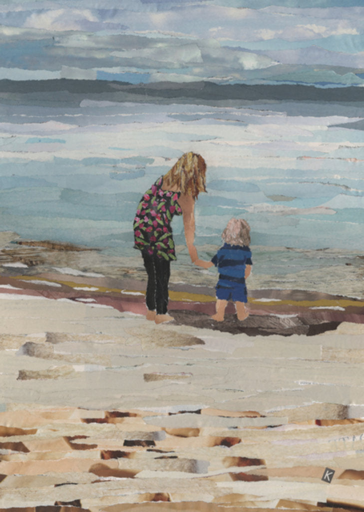 Detail of Vrouwenpolder Beach, The Netherlands, 2014 by Kirstie Adamson