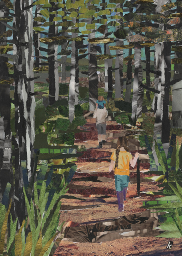 Detail of Oranjezon Forest, The Netherlands, 2014 by Kirstie Adamson