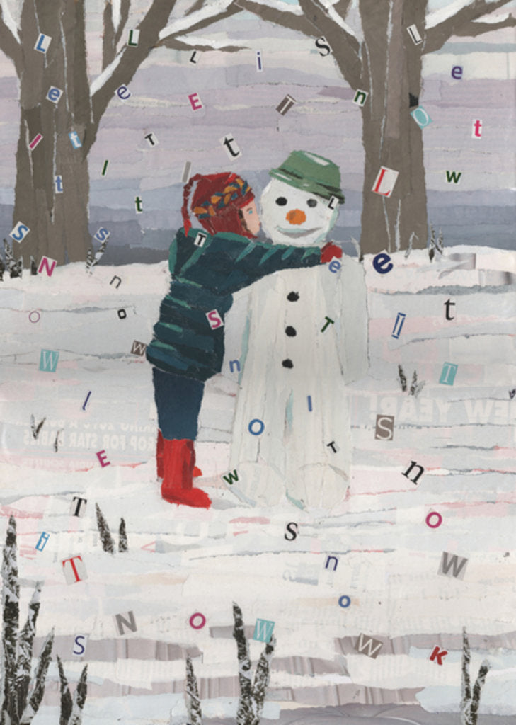 Detail of Let It Snow, 2014 by Kirstie Adamson