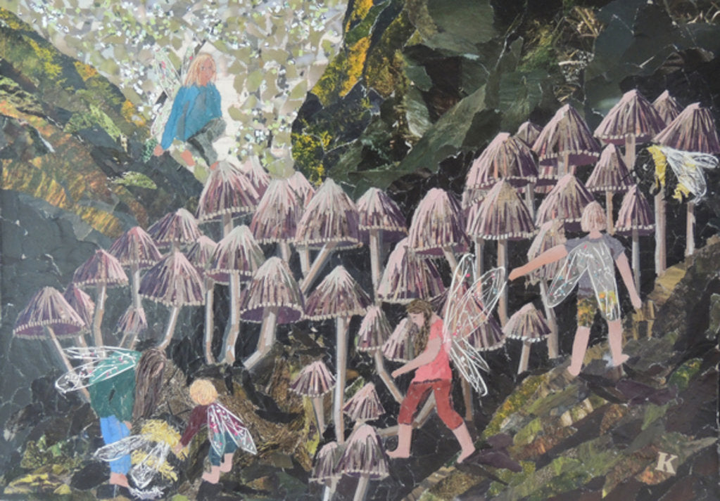 Detail of In A Land Neither Near Or Far, 2017 by Kirstie Adamson