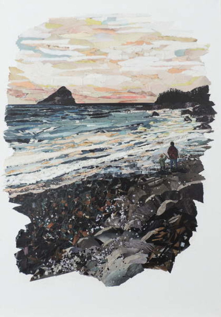 Detail of Coast, 2017 by Kirstie Adamson