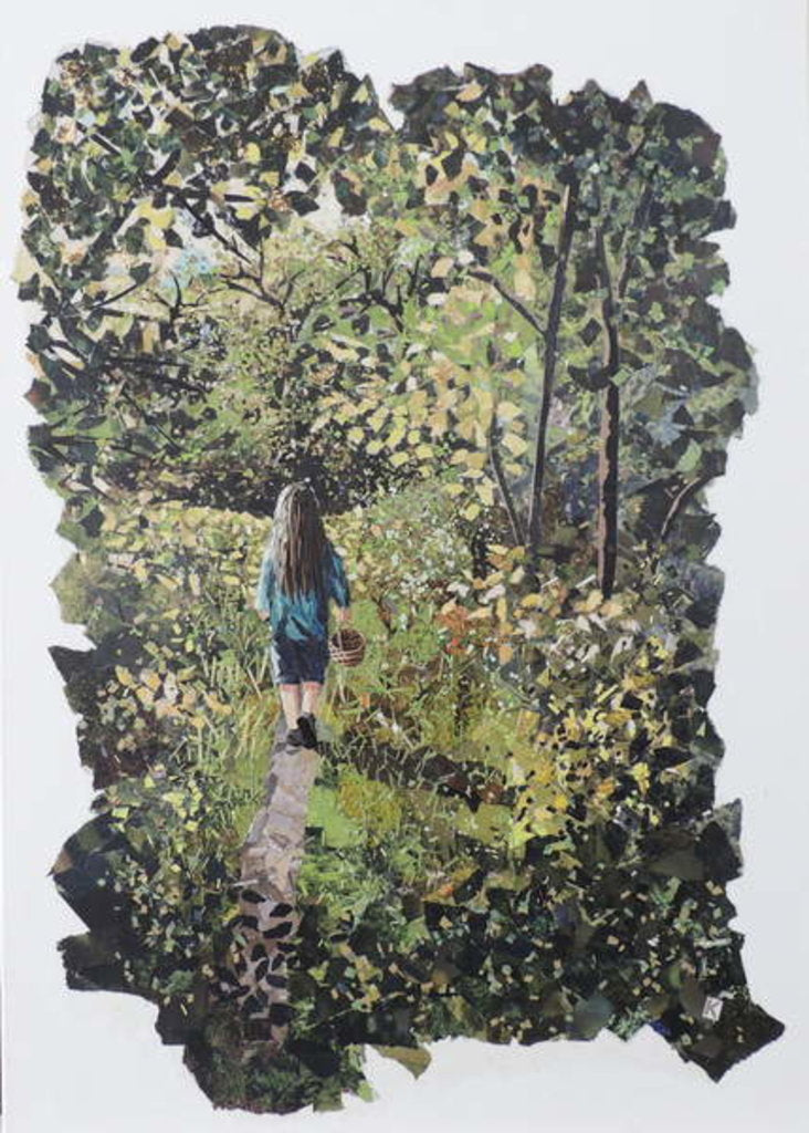 Detail of Hedgerow, 2017 by Kirstie Adamson