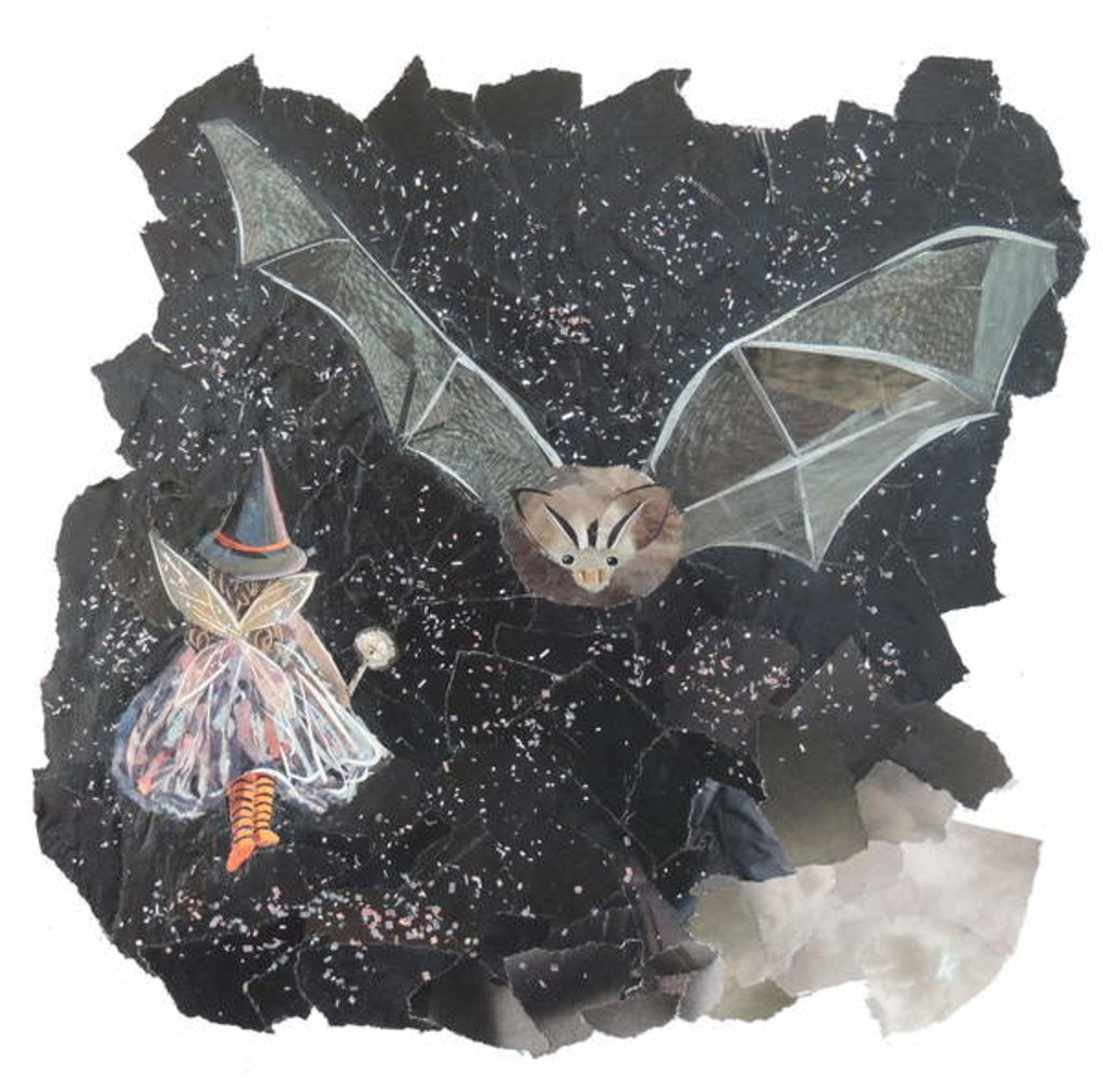 Detail of Of The Night, 2017 by Kirstie Adamson