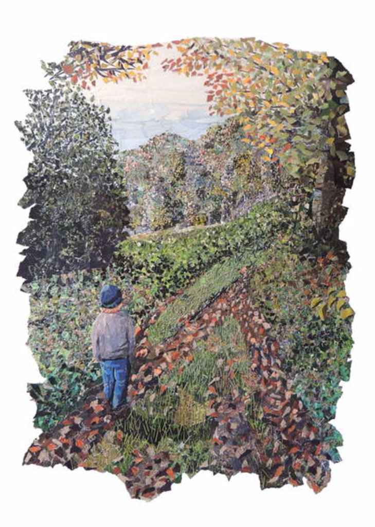 Detail of Autumn Morning, 2018 by Kirstie Adamson