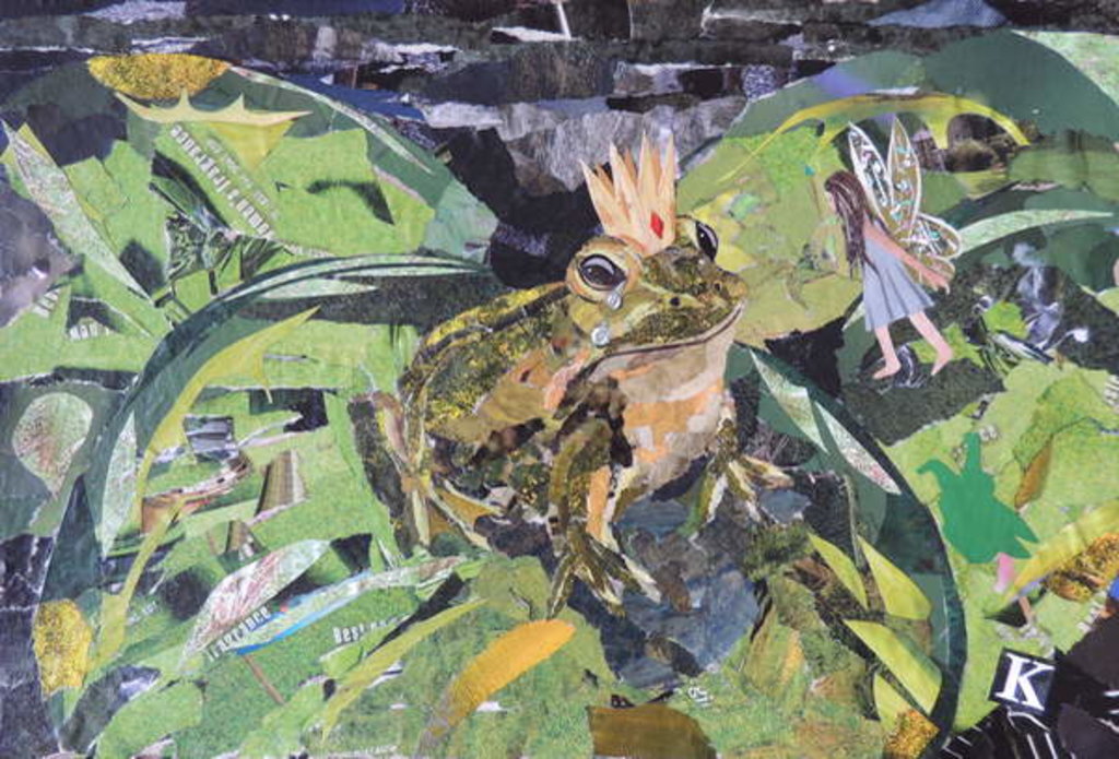 Detail of Pucker Up, 2017 by Kirstie Adamson