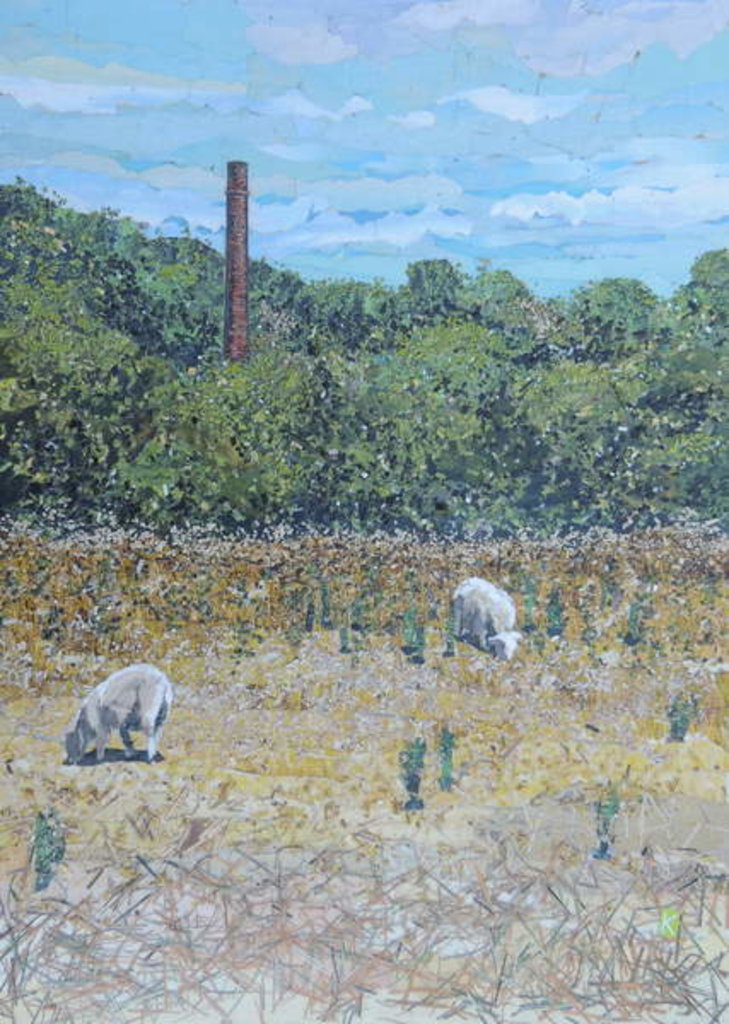 Detail of Path To Duffield, 2018 by Kirstie Adamson