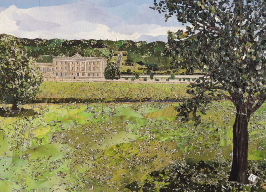 Detail of Chatsworth House, 2019 by Kirstie Adamson