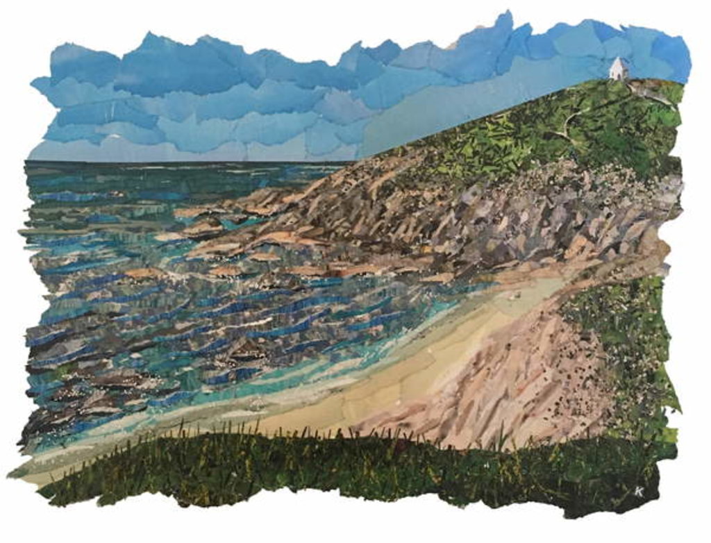 Detail of Little Fistral, 2018 by Kirstie Adamson