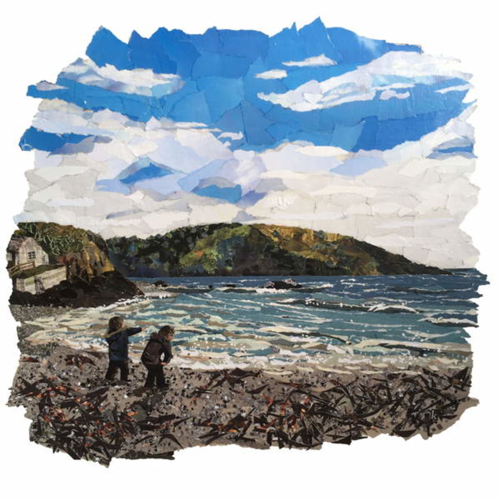 Detail of Throwing Stones, 2018 by Kirstie Adamson