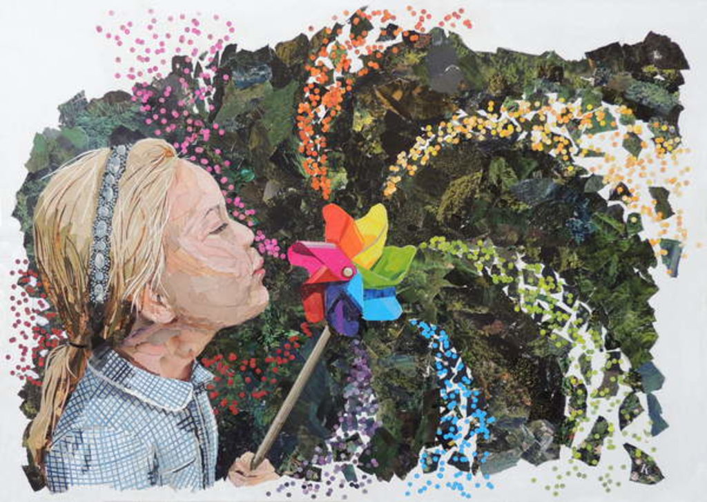 Detail of Spin Revised, 2019 by Kirstie Adamson