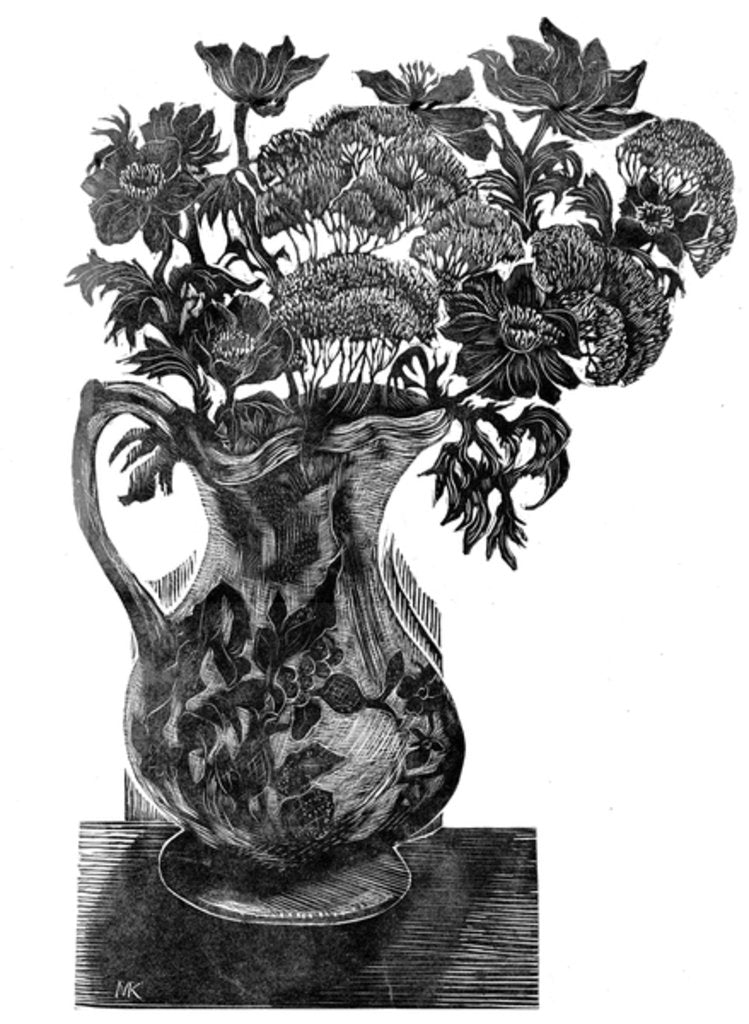 Detail of Anemones, 1996 by Mary Kuper