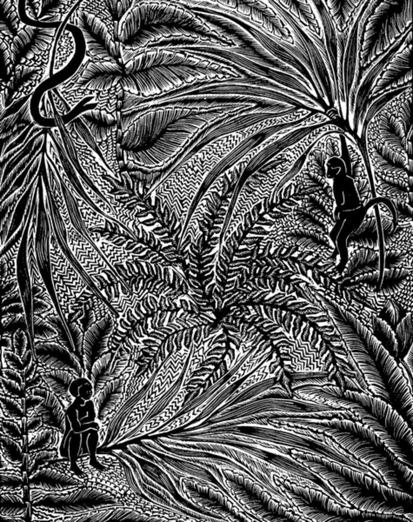 Detail of Jungle, 1993 by Mary Kuper