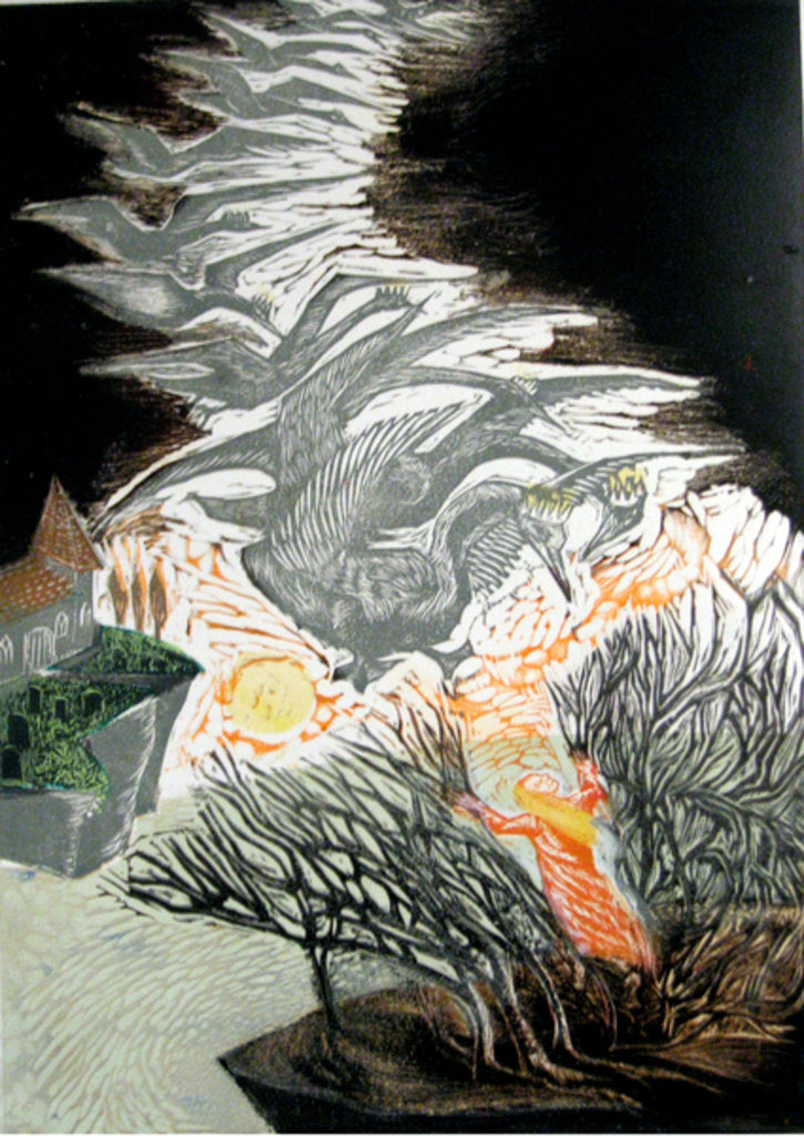 Detail of The Wild Swans, 1998 by Mary Kuper
