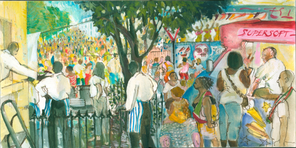 Detail of Carnival, Blenheim Crescent, 2007 by Mary Kuper