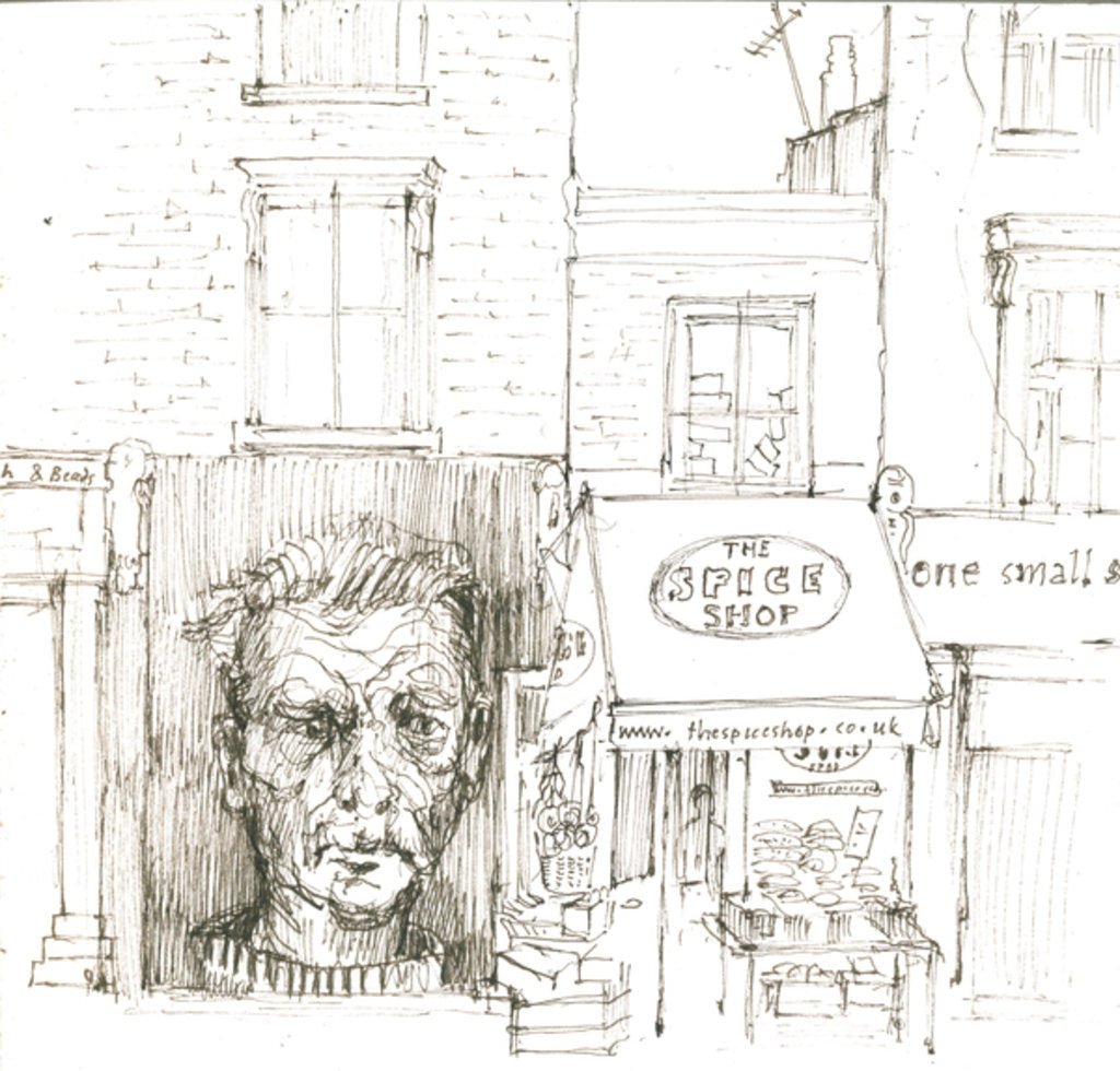 Detail of The Spice Shop, 2006 by Mary Kuper