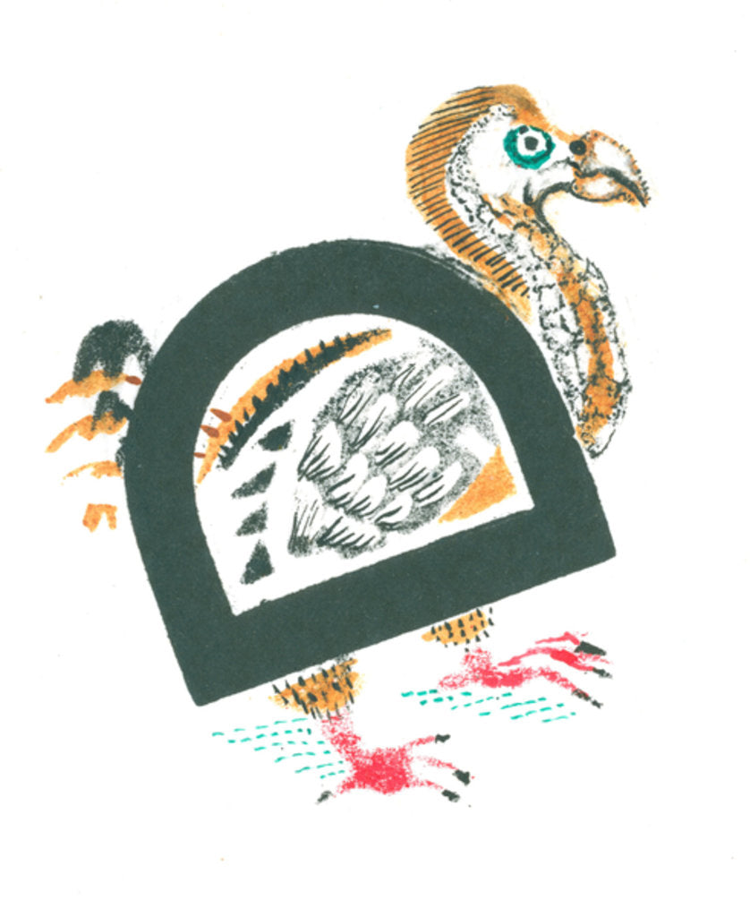 Detail of D is for dodo, 2015 by Mary Kuper