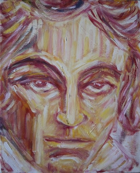 Detail of Beethoven, 2005 by Annick Gaillard