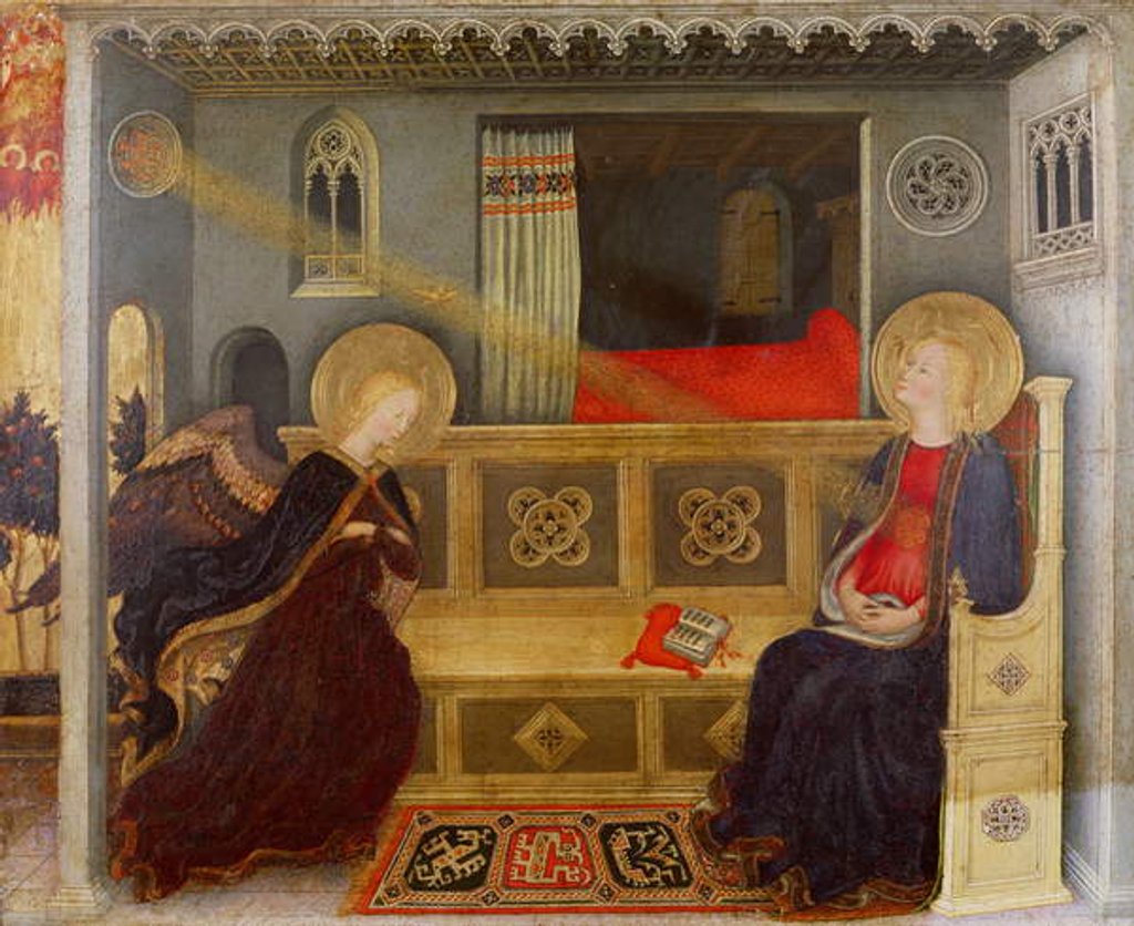 Detail of The Annunciation, c.1419 by Gentile da Fabriano