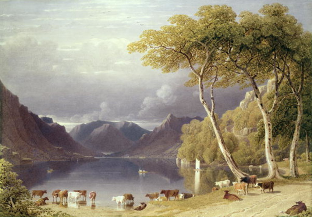 Detail of Head of Ullswater in the Lake District by George Fennel Robson