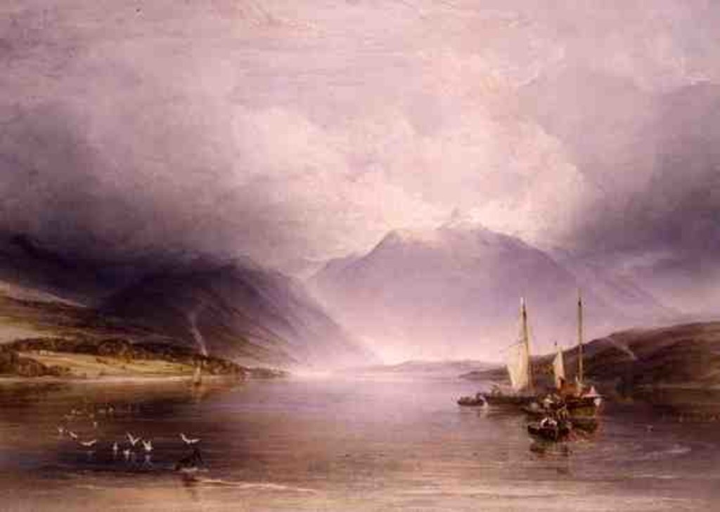 Detail of Loch Etive, Argyllshire by A.V. Copley Fielding
