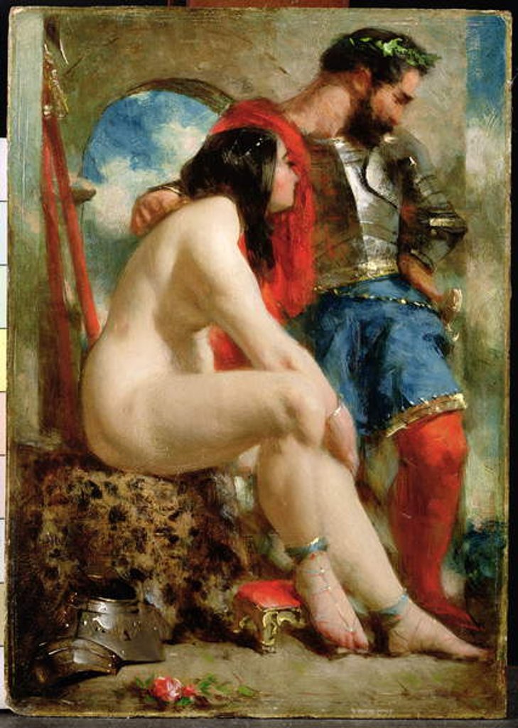 Detail of Mars and Venus by William Etty