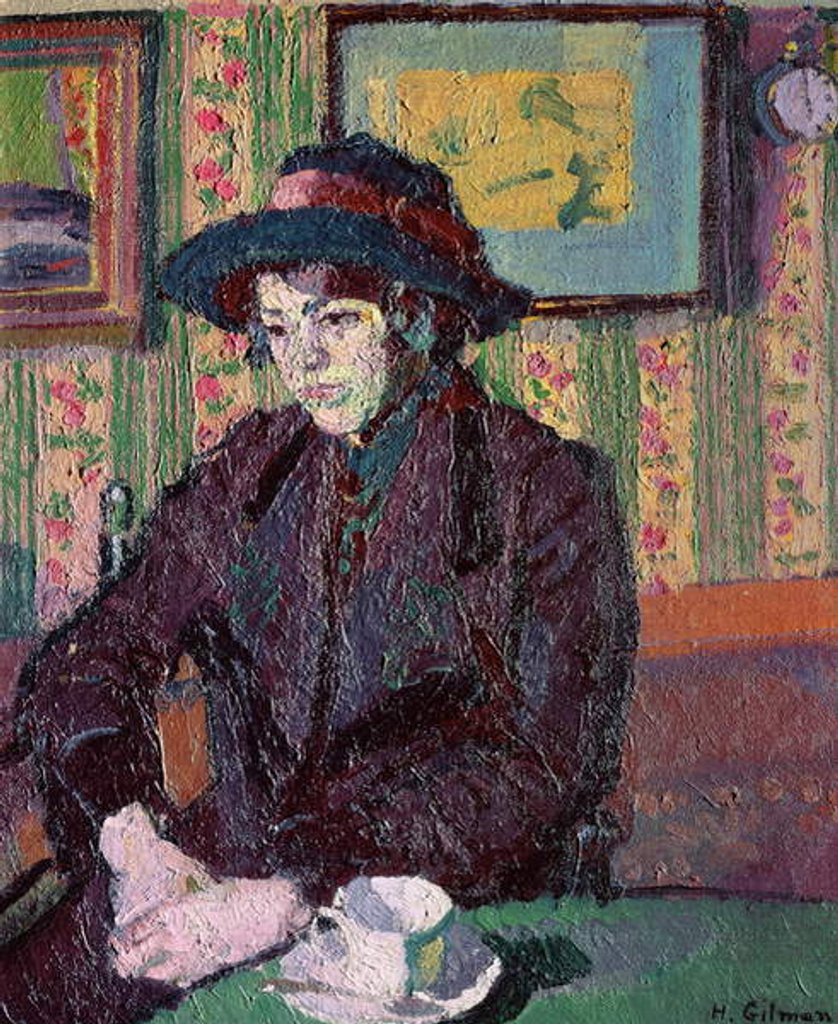 Detail of The Tea Cup by Harold Gilman