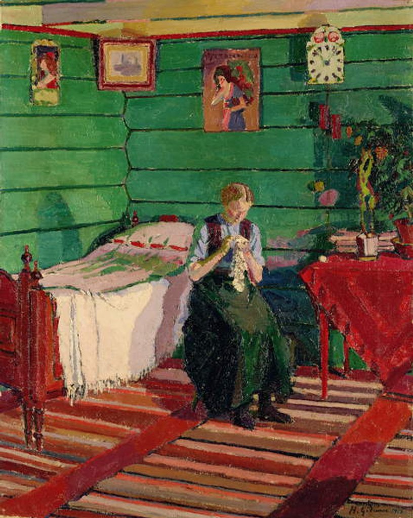 Detail of Norwegian Interior, 1913 by Harold Gilman