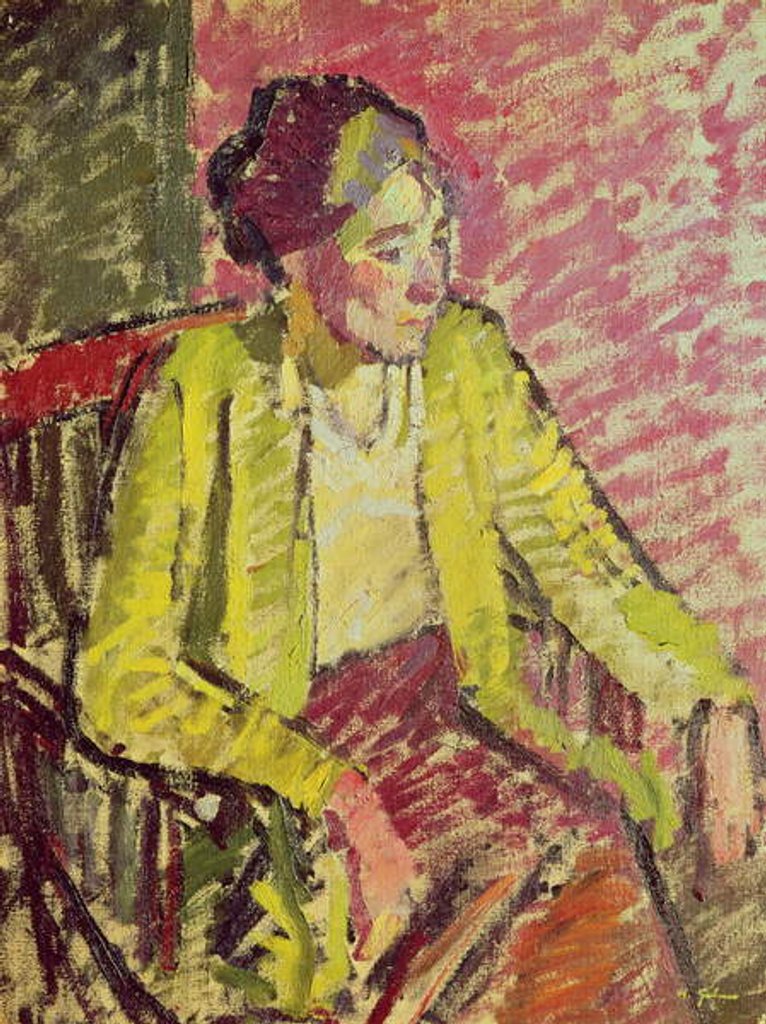 Detail of Sylvia by Harold Gilman