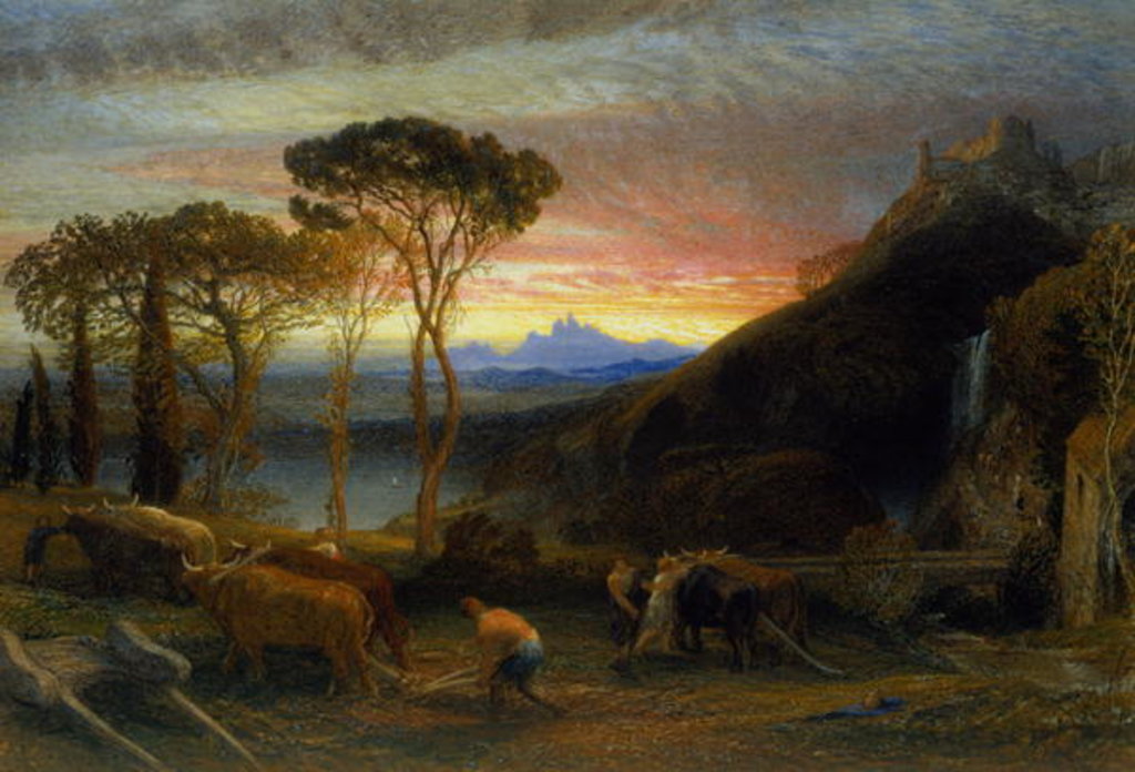 Detail of Illustration to Milton's Lycidas by Samuel Palmer