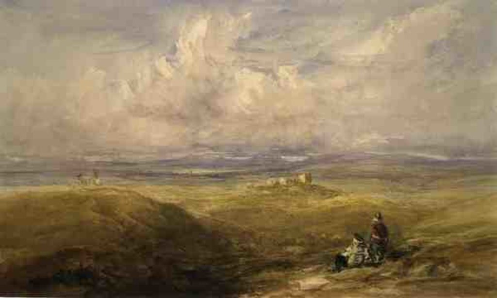 Detail of Lancaster Castle by David Cox