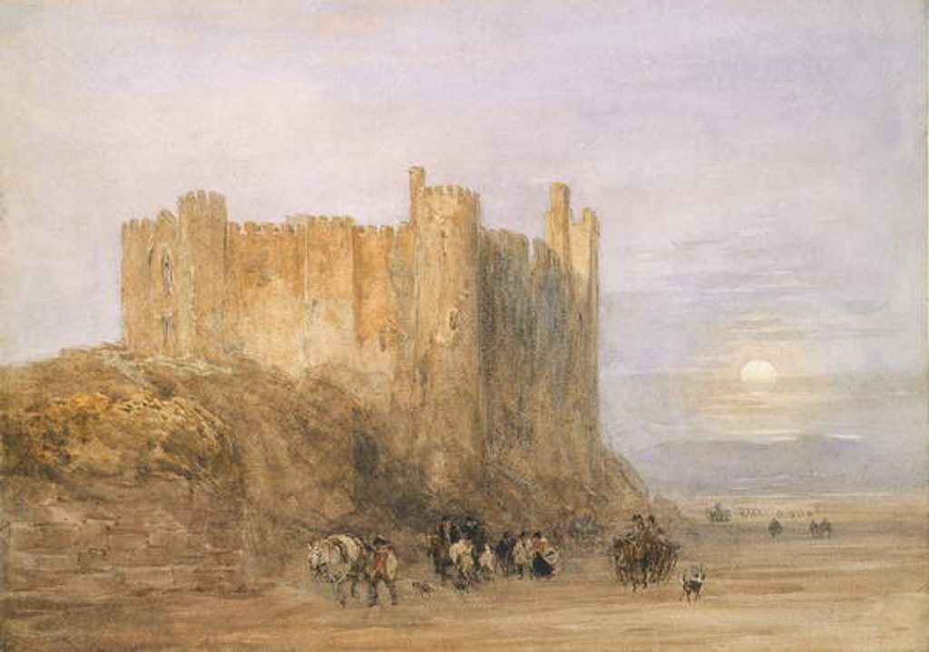 Detail of Laugharne Castle, 1849 by David Cox