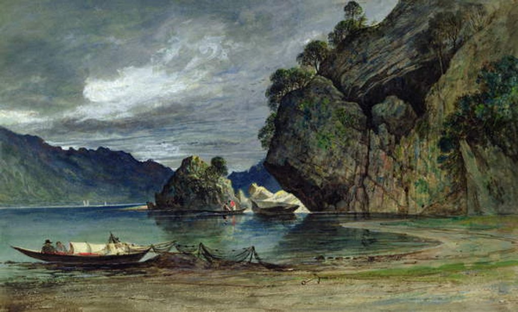 Detail of The Approach of a Storm on Liensfjord by Francis Danby