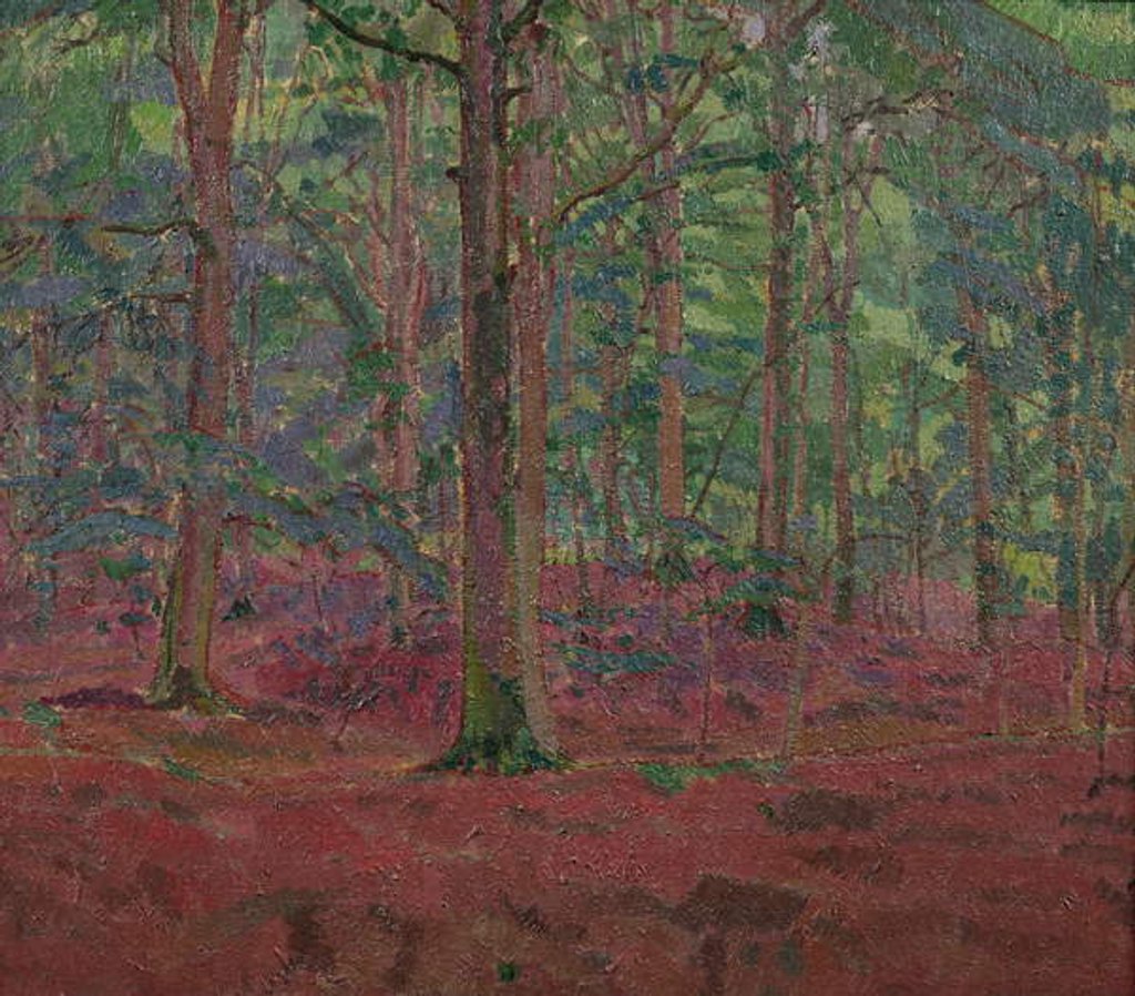 Detail of A Beech Wood by Harold Gilman