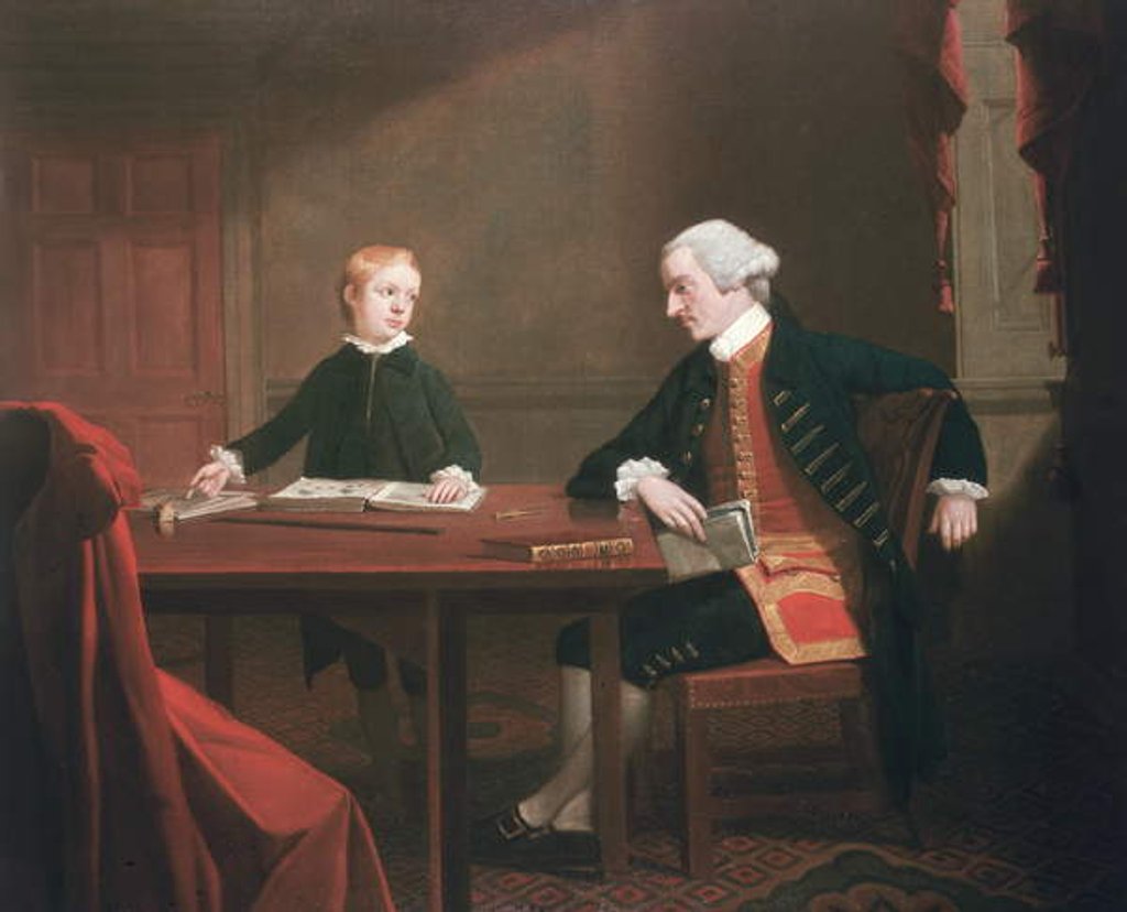 Detail of Samuel Smith and his Son William, c.1770 by Mason Chamberlin