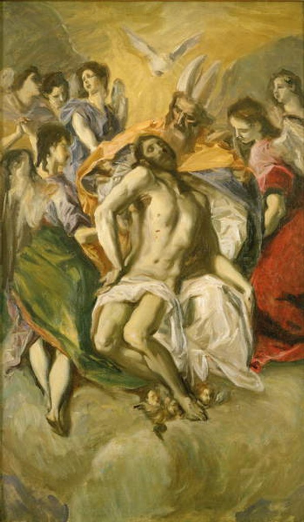 Detail of The Descent from the Cross, after El Greco by John Singer Sargent