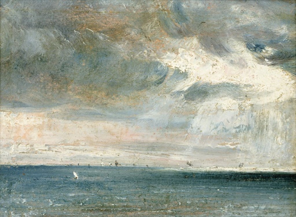 Detail of Study of Sea and Sky : A Storm off the South Coast by Anonymous