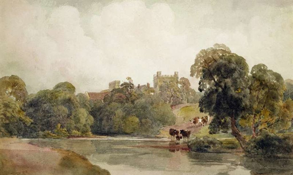 Detail of Mortham Tower, County Durham by Peter de Wint