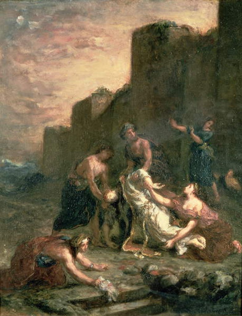 Detail of The Martyrdom of St. Stephen, 1860 by Ferdinand Victor Eugene Delacroix