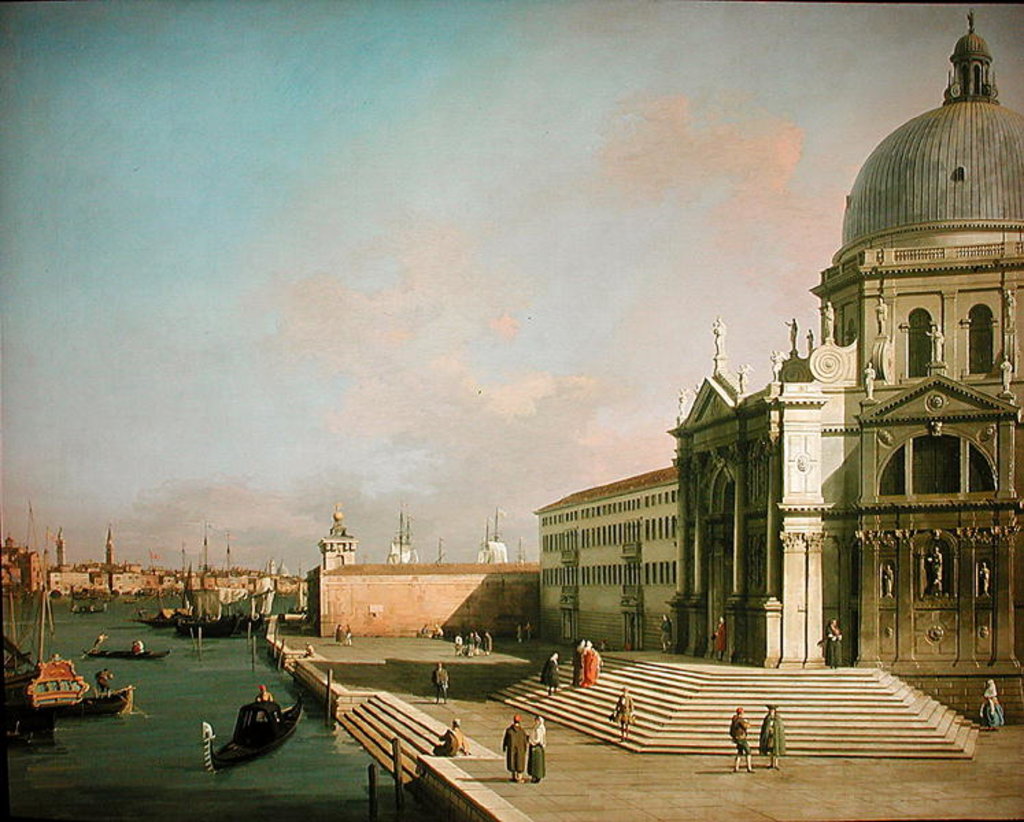 Detail of The Grand Canal by Canaletto