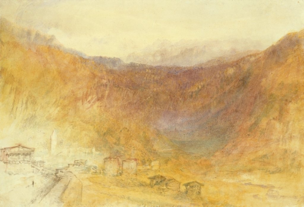 Detail of The Brunig Pass from Meiringen, Switzerland by Joseph Mallord William Turner